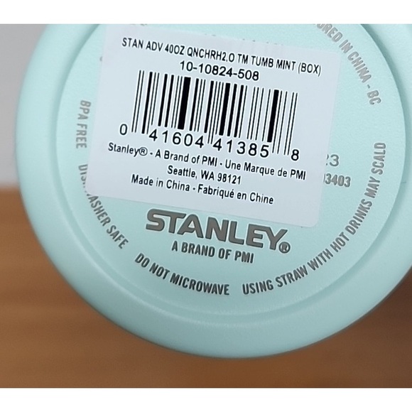 Mint STANLEY 40Oz Tumbler ✨🥤🍵💚💙 - Picture 3 of 4